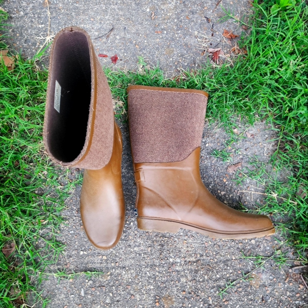 G.H. Bass & Co. Brown Women's Rain Boots